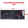 Laptop Keyboard for HP EliteBook 830 G9 835 G9 N08383-001 N08384-001 N08385-001 N14784-001 N14783-001 N14785-001 6070B1966901 US No Frame Backlight Black ( SKU.41078USBL )