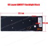 Laptop Keyboard for LOGIQ GE Healthcare Ultrasound D0K-V6227 DOK-V6227H TX-00-US D0K-V6376M DOK-V6376M 00-02-US US Backlight Black ( SKU.41095USBL )