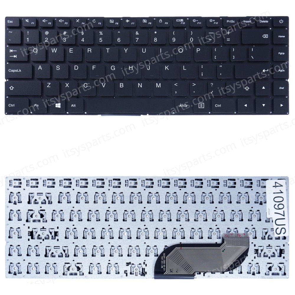 Laptop Keyboard for Prestigio Smartbook 141-C4 141-C6 PSB141C06 PSB141C04 PSB141C04CGP SCDY-300-8-21 YXT-91-36 YXT-93-197 US No Frame Black ( SKU.41097US )