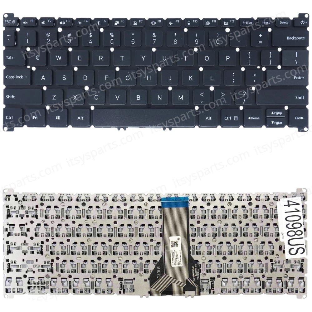 Laptop Keyboard for Xiaomi Redmi Book 14 XMA1901 XMA1901-AN XMA1901-AA XMA1901-AG XMA1901-DA XMA1901-GG MK10000061538 MIM18M1 MIM18M13US-442 US No Frame Black ( SKU.41098US )