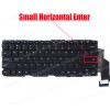 Laptop Keyboard for Avita Liber NS14A9 D283US-B20 038-D283USWB20 S210421002495 MYW561-IBAB BBNA68WA0551 NS14A9D283US-B20 US No Frame Backlight Black ( SKU.41100USBL )