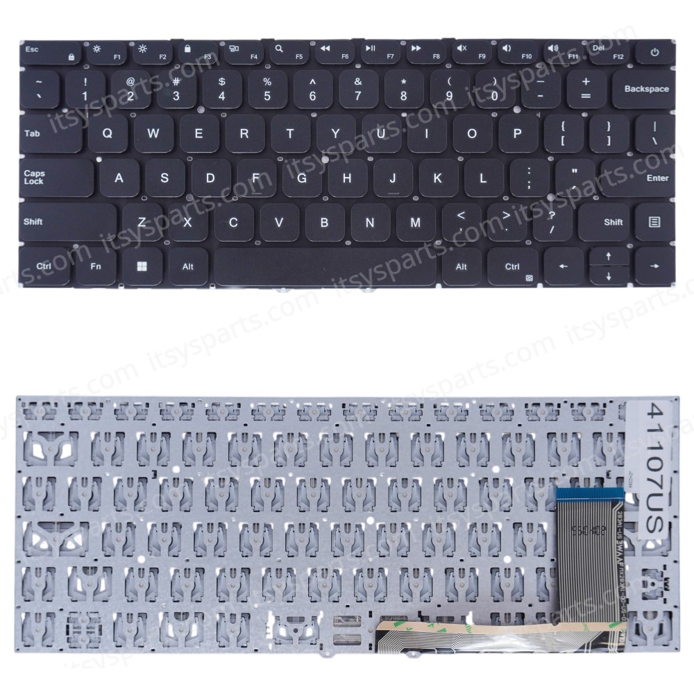 Laptop Keyboard for Gateway GWTC51427 GWTC71427 MX283A1-00-US 283A1-US GWTC51427-BK GWTC51427-RG GWTC71427-SL GWTC71427-BK GWTC71427-BL GWTC71427-RG US No Frame Black ( SKU.41107US )