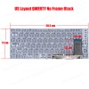 Laptop Keyboard for Gateway GWTC51427 GWTC71427 MX283A1-00-US 283A1-US GWTC51427-BK GWTC51427-RG GWTC71427-SL GWTC71427-BK GWTC71427-BL GWTC71427-RG US No Frame Black ( SKU.41107US )