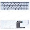 Laptop Keyboard for IRU Z15X C15X C15S Q15A Z15F Q15S Q15A Z15F Q15A Q15F Q15S XS3501032 PRIDE-K4532 F0006-032 MB3501032 XK-HS287 US No Frame Backlight Silver ( SKU.41110USBL )