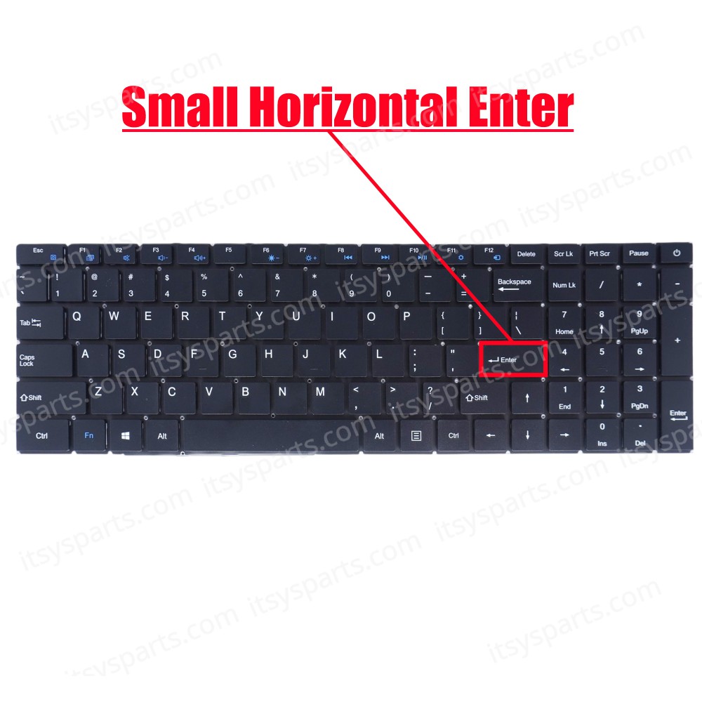 Laptop Keyboard for IRU Z15X C15X C15S Q15A Z15F Q15S Q15A Z15F Q15A Q15F Q15S XS3501032 PRIDE-K4532 F0006-032 MB3501032 XK-HS287 US No Frame Black ( SKU.41110US )