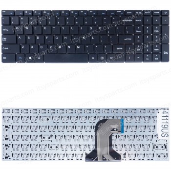 Laptop Keyboard for Teclast F15 Plus 2 YXT-91-41 YXT-91-61 SCDY-350-1-7 MB3501015 XK-GS173 US No Frame Black ( SKU.41119US )