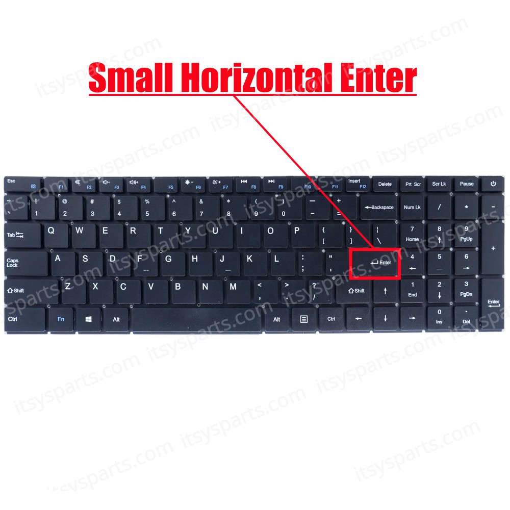 Laptop Keyboard for Teclast F15 Plus 2 YXT-91-41 YXT-91-61 SCDY-350-1-7 MB3501015 XK-GS173 US No Frame Black ( SKU.41119US )