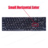 Laptop Keyboard for ENZ Gamebook K36 X36 N36 GB-15X36 DK3480D-B DK348A-B DK348D-B YX-K2190S YX-K2010 K2011 343480015 US No Frame Black ( SKU.41123US )