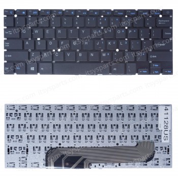 Laptop Keyboard for Jumper EZBook SCDY-277-10-09 PRIDE-K2930 YK-K2523S SCDY-277-10-01 PRIDE-K2160 YXT-NB91-06 SC-277-3-2 SCDY-277-16-04 YXT-NB91-09 US No Frame Black ( SKU.41128US )