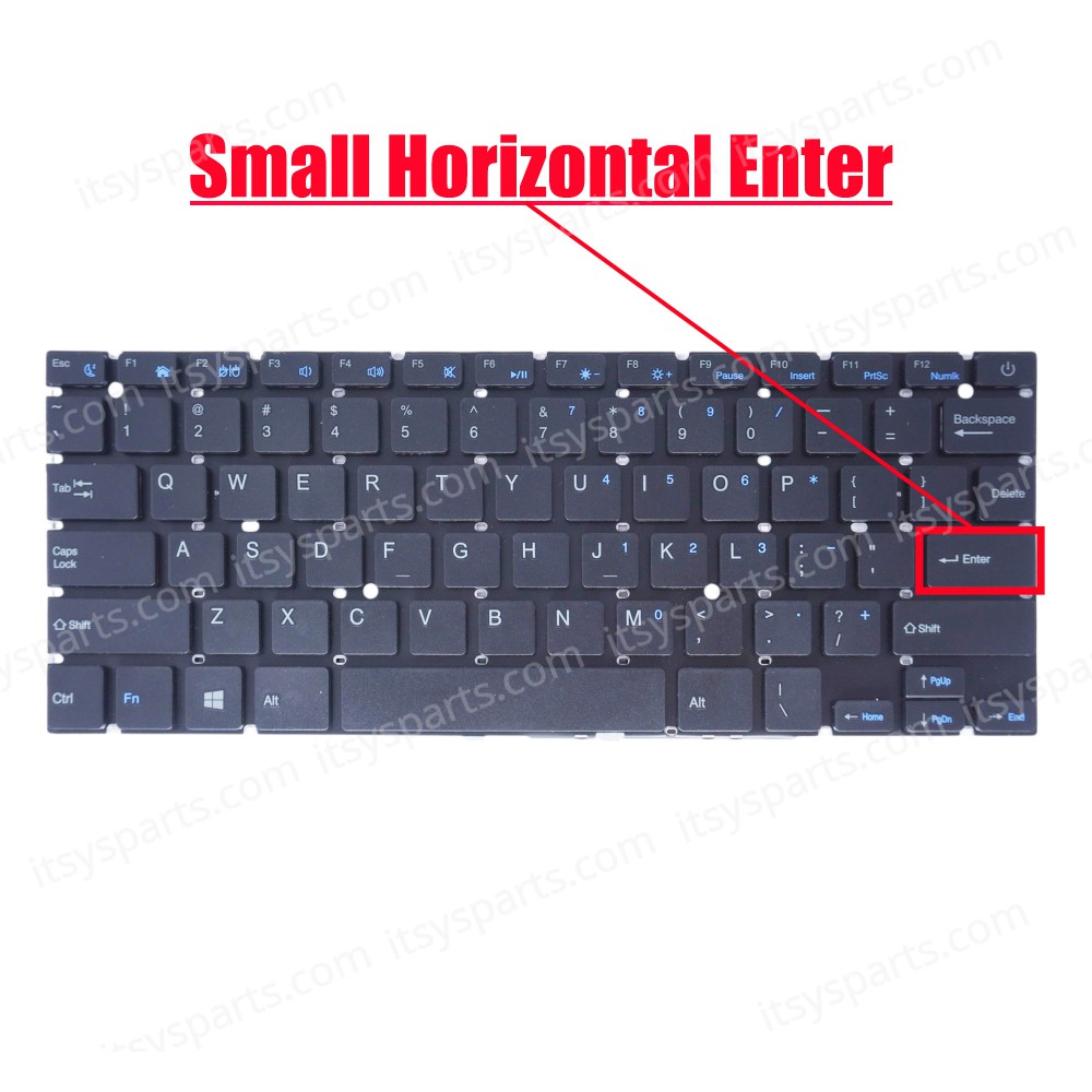 Laptop Keyboard for Jumper EZBook SCDY-277-10-09 PRIDE-K2930 YK-K2523S SCDY-277-10-01 PRIDE-K2160 YXT-NB91-06 SC-277-3-2 SCDY-277-16-04 YXT-NB91-09 US No Frame Black ( SKU.41128US )