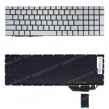 Laptop Keyboard for FEEDME F9 PRO MB3501005 F0006-005 XK-HS109 US No Frame Backlight Silver ( SKU.41134USBL )