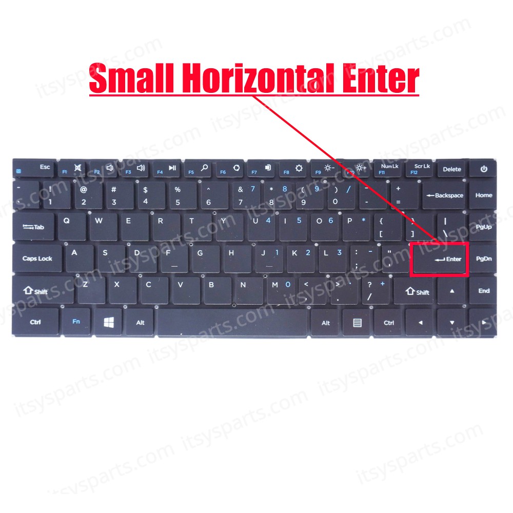 Laptop Keyboard for Casper Nirvana C400 5005-4C00X 5005-4C00E 4D00T 4C00R 4U00X NB017-3 YMS-0093-B US No Frame Black ( SKU.41140US )