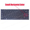 Laptop Keyboard for Casper Nirvana C400 5005-4C00X 5005-4C00E 4D00T 4C00R 4U00X NB017-3 YMS-0093-B US No Frame Black ( SKU.41140US )