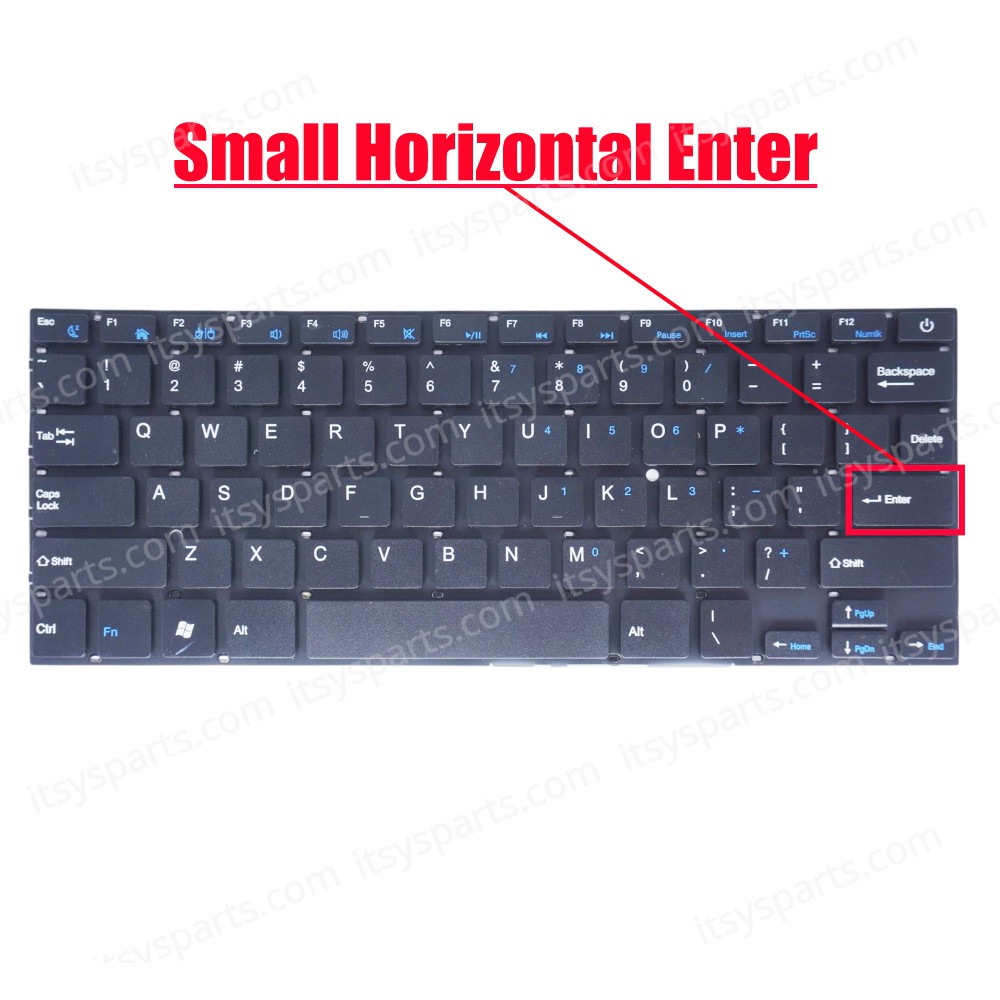 Laptop Keyboard for Prestigio Smartbook PSB141A YX-K2000 G151111 34280B048 028DD Onda Xiaoma 41 141A 141A02 141A03 PSB141A01BFW_RB_CIS US No Frame Black ( SKU.41143US )