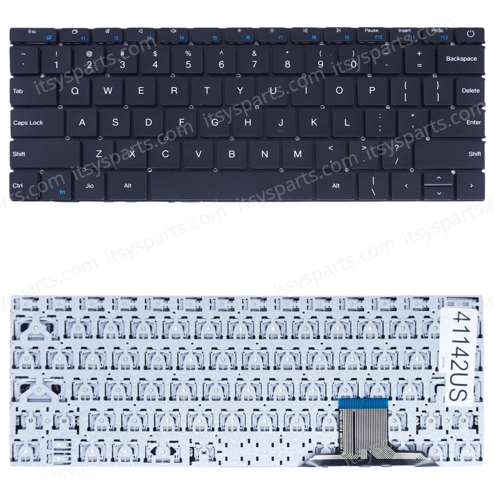 Laptop Keyboard for GE GEO Book 1 GEOBook 1E iOTA FLO PRIDE-K3919 YXT-NB93-119 MB2751004 X313B UCJ-V6313B US No Frame Black ( SKU.41142US )