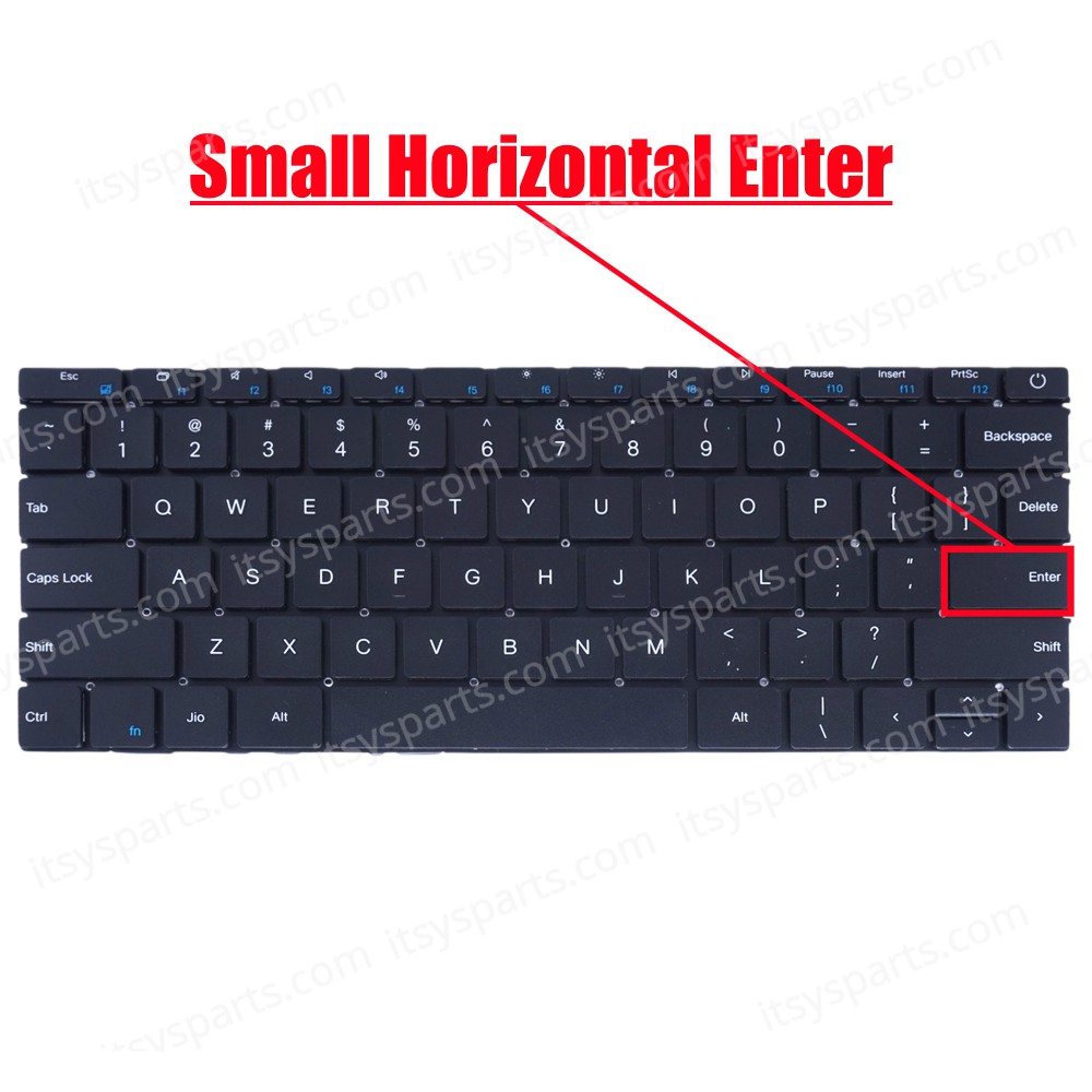 Laptop Keyboard for GE GEO Book 1 GEOBook 1E iOTA FLO PRIDE-K3919 YXT-NB93-119 MB2751004 X313B UCJ-V6313B US No Frame Black ( SKU.41142US )