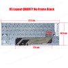 Laptop Keyboard for Prestigio Smartbook PSB141C XK-HS002 MB27716023 0280GG NB92-13 Compaq Presario 420 CQ25 DX-43 277-16 PC131 PC130 141C2 141C01S US No Frame Black ( SKU.41144US )