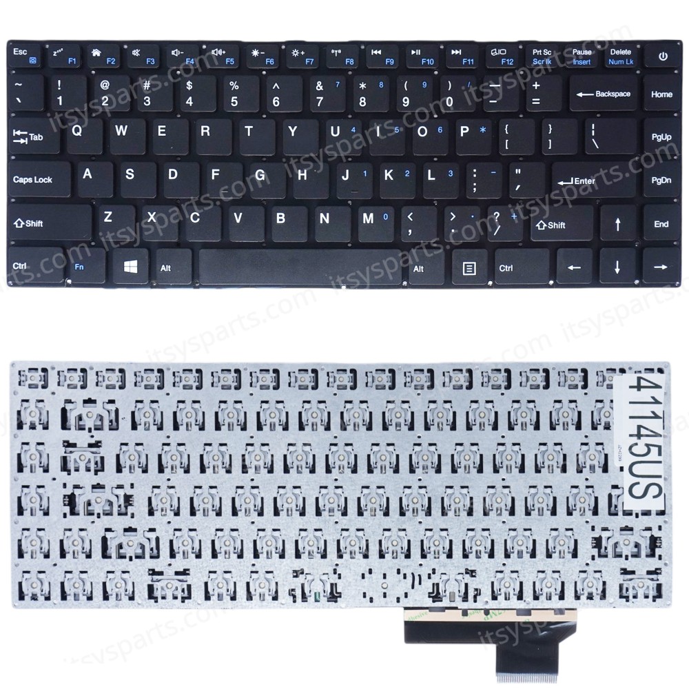 Laptop Keyboard for XUEXING K14 K14A K14D YXT-93-147 MB3008029 US No Frame Black ( SKU. 41145US )