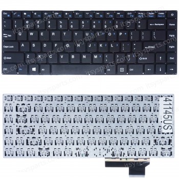 Laptop Keyboard for XUEXING K14 K14A K14D YXT-93-147 MB3008029 US No Frame Black ( SKU. 41145US )