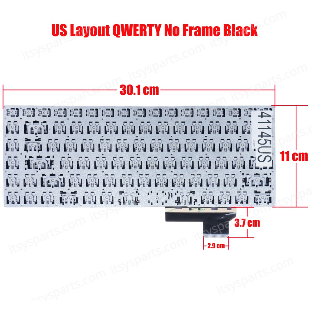 Laptop Keyboard for XUEXING K14 K14A K14D YXT-93-147 MB3008029 US No Frame Black ( SKU. 41145US )
