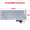 Laptop Keyboard for XUEXING K14 K14A K14D YXT-93-147 MB3008029 US No Frame Black ( SKU. 41145US )