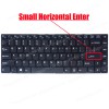 Laptop Keyboard for XUEXING K14 K14A K14D YXT-93-147 MB3008029 US No Frame Black ( SKU. 41145US )