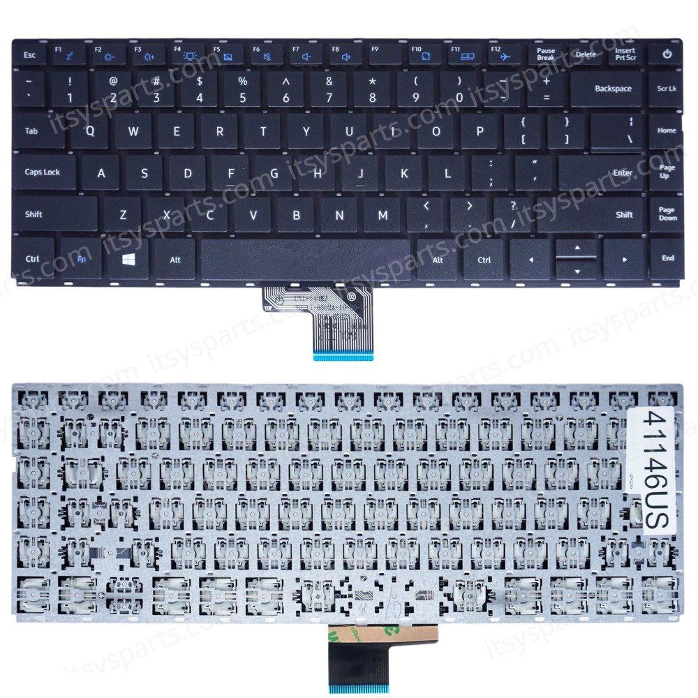 Laptop Keyboard for Tsinghua Tongfang 14-5BB4U D276US-A10 D0K-6502A GN1-140M2 DOK-V6502A DOK-6502A US No Frame Black ( SKU.41146US )