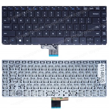 Laptop Keyboard for Tsinghua Tongfang 14-5BB4U D276US-A10 D0K-6502A GN1-140M2 DOK-V6502A DOK-6502A US No Frame Black ( SKU.41146US )