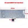 Laptop Keyboard for Tsinghua Tongfang 14-5BB4U D276US-A10 D0K-6502A GN1-140M2 DOK-V6502A DOK-6502A US No Frame Black ( SKU.41146US )