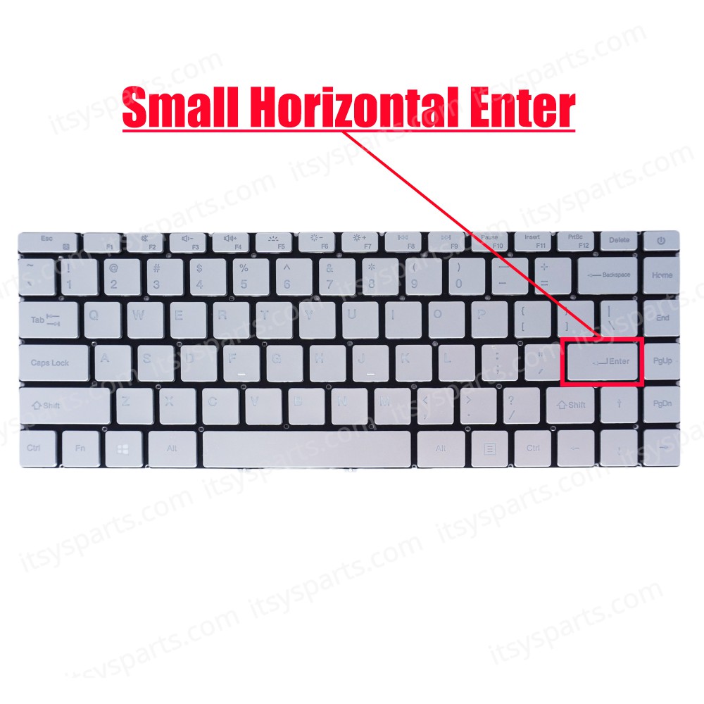 Laptop Keyboard MB3081012 YXT-93-192 US No Frame Backlight Silver ( SKU.41147USSIL )
