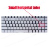 Laptop Keyboard MB3081012 YXT-93-192 US No Frame Backlight Silver ( SKU.41147USSIL )