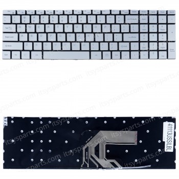Laptop Keyboard for Ultrabook Teclast F15S 15.6' Teclast F15 Plus MB3661003 YXT-NB93-94 MB3661001 G154GPJ41 PRIDE-K3908 X317A US No Frame Backlight Silver ( SKU.41113USSILBL )