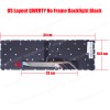 Laptop Keyboard for Mechrevo Deep Sea Ghost Z2 Z3 Air-S 002-17H33LHA12 102-17H33LHB01C TFM17H36B098526 TFM17H30J09852D US No Frame Backlight Black ( SKU.41153USBL )