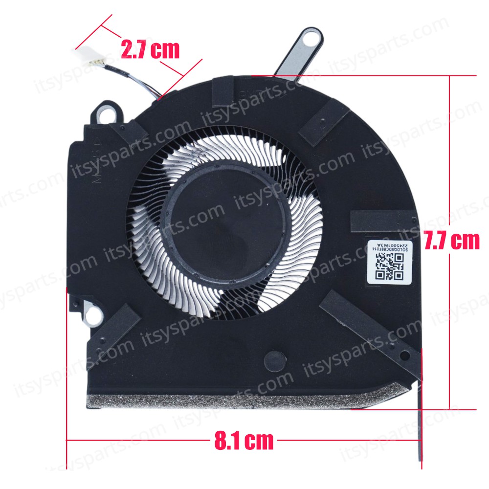 Laptop GPU Cooling Fan for HP Omen 16-k0001nv 16-k0003nn 16-k0004nv 16-k0008nv 16-k0134nw 16-k0080nv 16-n0023dx 16-n0007nv EG75071S1-C230-S9A N18100-001 4pin ( SKU.81332 ) Laptop GPU Cooling Fan for HP Omen 16-k0001nv 16-k0003nn 16-k0004nv 16-k0008nv 16-k0134nw 16-k0080nv 16-n0023dx 16-n0007nv EG75071S1-C230-S9A N18100-001 4pin ( SKU.81332 )