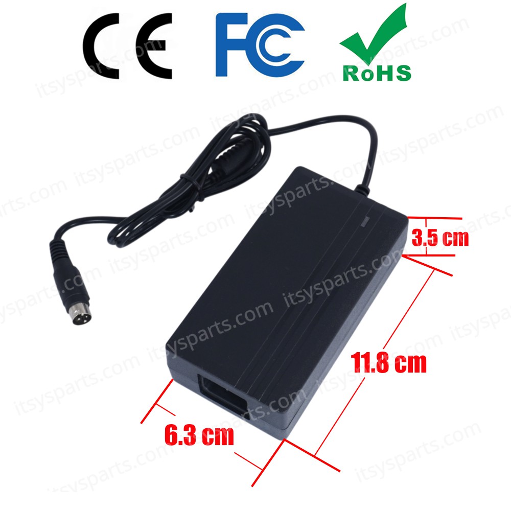AC Adapter POS Charger for Epson PS-180 HH159B 24V 2A 48W 3-Pin POS Printer Charger ( SKU.60307 )