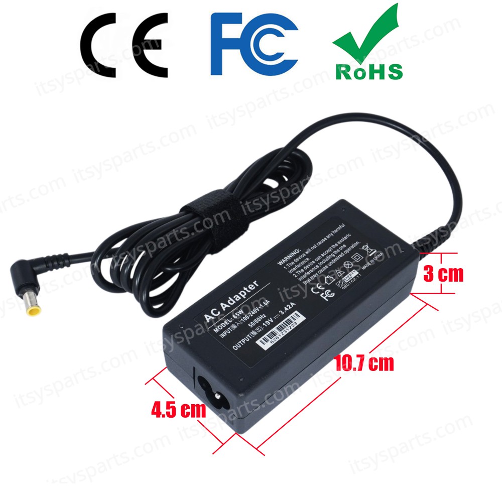 AC Adapter Laptop Monitor Charger for LG 34UM65 22CV241-B E2742V 29EB73 PA-1650-68 LCAP39 DA-65G19 PSAB-L206A EAY6123140 19V 3.42A 65W 6.5mm*4.4mm ( SKU.60310 ) AC Adapter Laptop Monitor Charger for LG 34UM65 22CV241-B E2742V 29EB73 PA-1650-68 LCAP39 DA-65G19 PSAB-L206A EAY6123140 19V 3.42A 65W 6.5mm*4.4mm ( SKU.60310 )