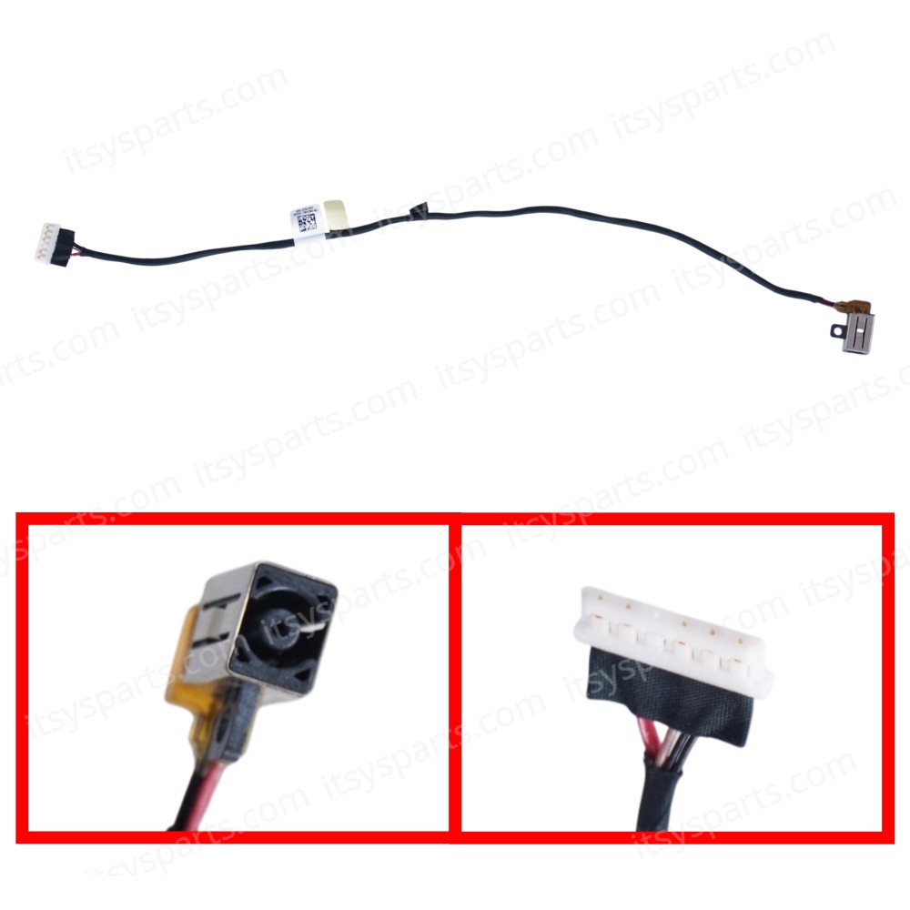 DC Power Jack Socket for Laptop Dell Vostro 14 5468 15 5568 M3FM1 0M3FM1 W3R2Y 0W3R2Y DC30100YD00 DC30100YG00 DC30100YH00 27cm 6pins ( SKU.31048 )