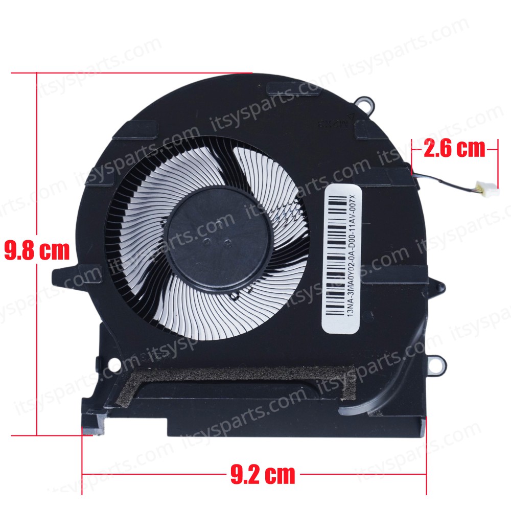 Laptop CPU Cooling Fan for HP Omen 17-ck1023TX 9Z614P8Q 17-ck1000ci 67J30EA 17-ck1000na 673R9EA 17-ck1000na 673R9EAR EG75091S1-C010-S9A M57139-001 TPN-Q266 4pin ( SKU.81409 ) Laptop CPU Cooling Fan for HP Omen 17-ck1023TX 9Z614P8Q 17-ck1000ci 67J30EA 17-ck1000na 673R9EA 17-ck1000na 673R9EAR EG75091S1-C010-S9A M57139-001 TPN-Q266 4pin ( SKU.81409 )