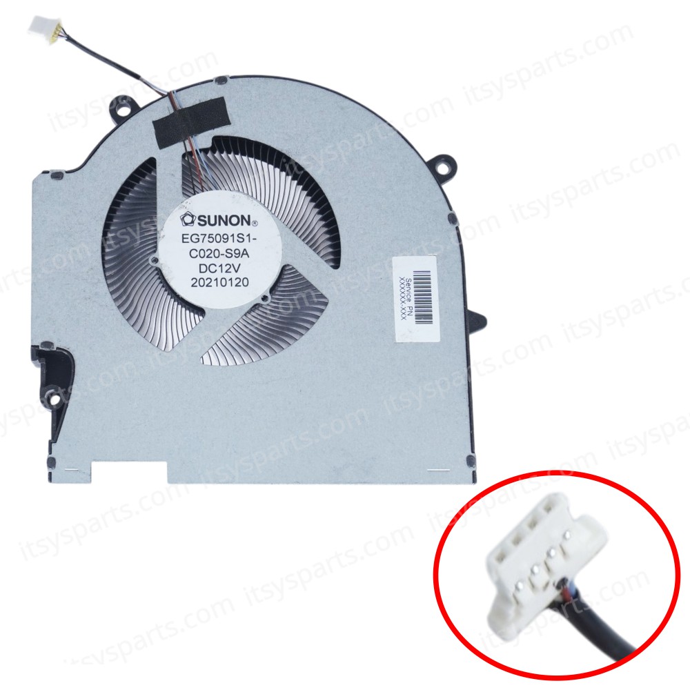 Laptop GPU Cooling Fan for HP Omen 17-ck1023TX 9Z614P8Q 17-ck1000ci 67J30EA 17-ck1000na 673R9EA 17-ck1000na 673R9EAR EG75091S1-C020-S9A M57139-001 TPN-Q266 4pin ( SKU.81410 ) Laptop GPU Cooling Fan for HP Omen 17-ck1023TX 9Z614P8Q 17-ck1000ci 67J30EA 17-ck1000na 673R9EA 17-ck1000na 673R9EAR EG75091S1-C020-S9A M57139-001 TPN-Q266 4pin ( SKU.81410 )
