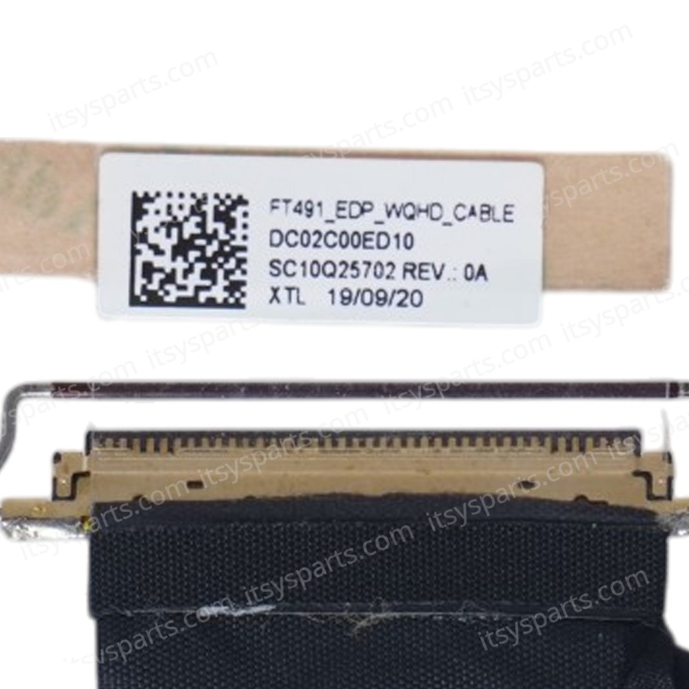 Flex Video Screen LCD Cable for Laptop Lenovo ThinkPad T490s 20NX 20NY 20NXCT01WW 20NXCTO1WW DC02C00ED10 01YN282 01YN283 01YN284 WQHD eDP 40pins Monitor cable ( SKU.1-FLEX1651 ) Flex Video Screen LCD Cable for Laptop Lenovo ThinkPad T490s 20NX 20NY 20NXCT01WW 20NXCTO1WW DC02C00ED10 01YN282 01YN283 01YN284 WQHD eDP 40pins Monitor cable ( SKU.1-FLEX1651 )