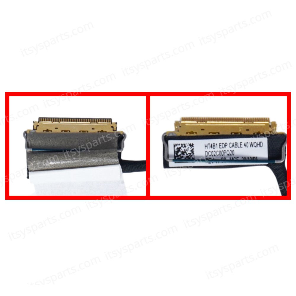 Flex Video Screen LCD Cable for Laptop Lenovo ThinkPad T14s Gen 2 20WM 20WN 20XF 20XG 5C11C12514 DC02C00PQ20 DC02C00PQ10 WQHD eDP 40pins Monitor cable ( SKU.1-FLEX1659 ) Flex Video Screen LCD Cable for Laptop Lenovo ThinkPad T14s Gen 2 20WM 20WN 20XF 20XG 5C11C12514 DC02C00PQ20 DC02C00PQ10 WQHD eDP 40pins Monitor cable ( SKU.1-FLEX1659 )