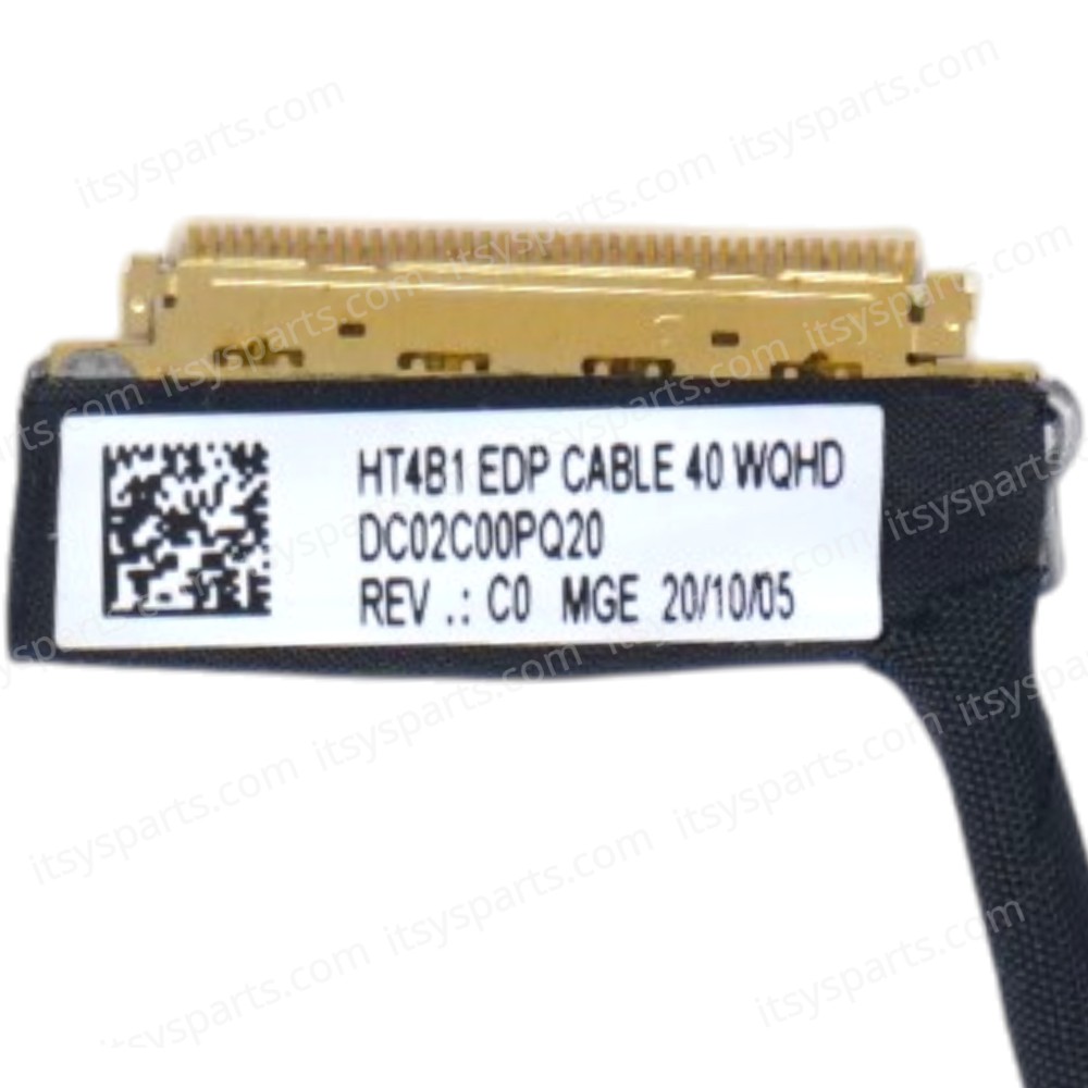 Flex Video Screen LCD Cable for Laptop Lenovo ThinkPad T14s Gen 2 20WM 20WN 20XF 20XG 5C11C12514 DC02C00PQ20 DC02C00PQ10 WQHD eDP 40pins Monitor cable ( SKU.1-FLEX1659 ) Flex Video Screen LCD Cable for Laptop Lenovo ThinkPad T14s Gen 2 20WM 20WN 20XF 20XG 5C11C12514 DC02C00PQ20 DC02C00PQ10 WQHD eDP 40pins Monitor cable ( SKU.1-FLEX1659 )