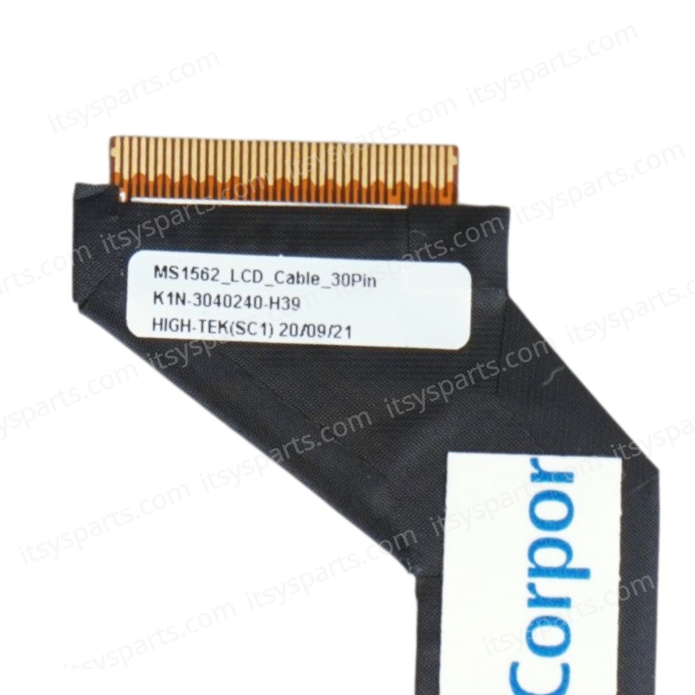 Flex Video Screen LCD Cable for Laptop MSI Stealth 15M MS-1562 A11SDK A11SEK MS-1563 A11UEK A11UEKV MS-1563 MS1562 K1N-3040240-H39 eDP 30pins Monitor cable ( SKU.1-FLEX1713 ) Flex Video Screen LCD Cable for Laptop MSI Stealth 15M MS-1562 A11SDK A11SEK MS-1563 A11UEK A11UEKV MS-1563 MS1562 K1N-3040240-H39 eDP 30pins Monitor cable ( SKU.1-FLEX1713 )
