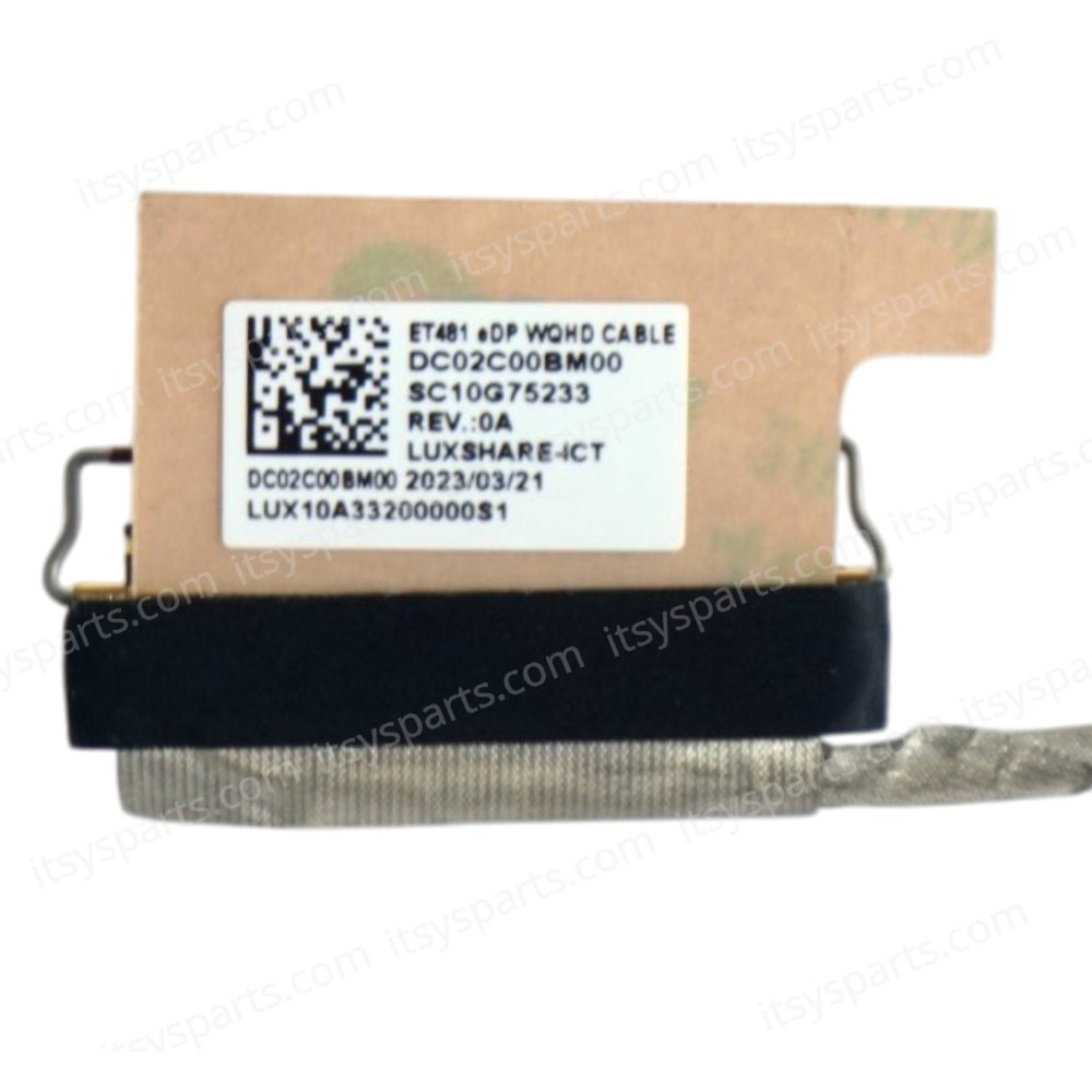 Flex Video Screen LCD Cable for Laptop Lenovo ThinkPad T480s 20L7 20L8 ET481 01YN996 01YN997 SC10G75234 SC10G75233 DC02C00BM10 DC02C00BM00 WQHD eDP 40pins Monitor cable ( SKU.1-FLEX1732 )