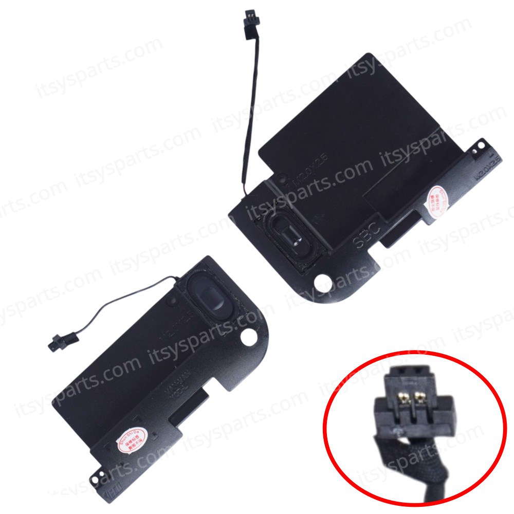 Speaker Set for Laptop HP Spectre x360 13-4001DX L0Q55UA 13-4001DX L0Q55UAR 38Y0DTP00 38Y0DTP10 38Y0DTP20 38Y0DTP30 801501-001 Speakers Left+Right ( SKU.1-SPKR119 )