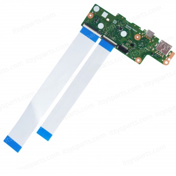 USB Board for Laptop HP Chromebook X360 14a-ca0002nf 46J01EA 14a-ca0006ns 48L12EA 48L12EAR M15292-001 DA00GITB6D0 DA00GITB6C0 DD00GIAD011 with cables ( SKU.1-BRD191 )