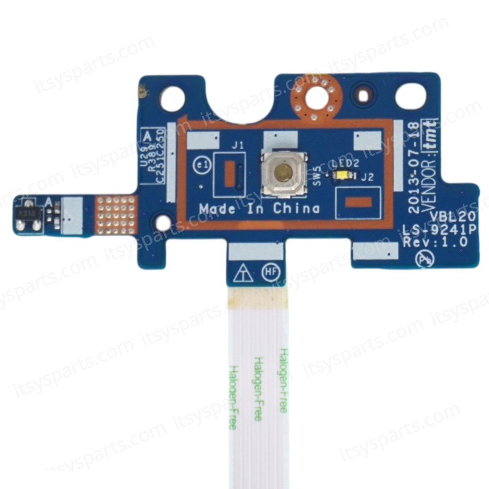 Power Button Board for Laptop HP ZBook 15 G1 G2 K8D33US K8D33USR K8D41US VBL20 LS-9241P 734285-001 455M6332L01 NBX0001A200 with cable ( SKU.1-BRD205 ) Power Button Board for Laptop HP ZBook 15 G1 G2 K8D33US K8D33USR K8D41US VBL20 LS-9241P 734285-001 455M6332L01 NBX0001A200 with cable ( SKU.1-BRD205 )