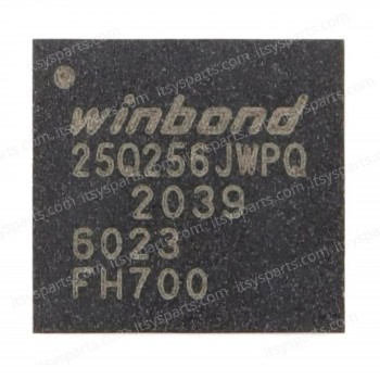 Controller IC Chip - W25Q256JWPIQ W250256JW WSON-8 1.8V 256M bit Serial Flash Memory chip - Integrated Laptop Chip ( SKU.1-CHIP1259 )