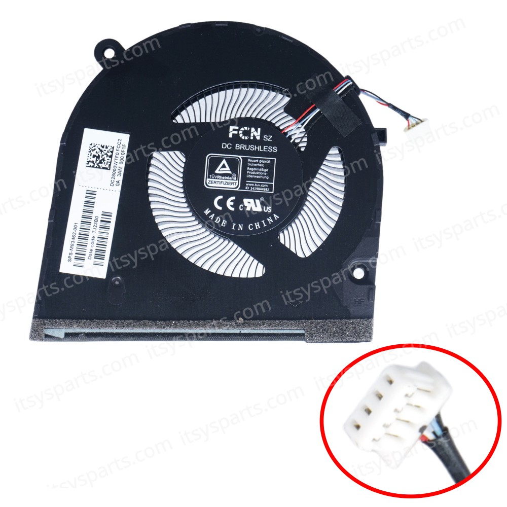 Laptop GPU Cooling Fan for Acer Nitro 5 AN515-58 AN517-55 AN515-46 N22C1 Predator Helios 300 PH317-55 PH315-55 PH317-56 DFSCL12E16486M FPDH EG75091S1-C080-S9A 12V 4pin ( SKU.81429 ) Laptop GPU Cooling Fan for Acer Nitro 5 AN515-58 AN517-55 AN515-46 N22C1 Predator Helios 300 PH317-55 PH315-55 PH317-56 DFSCL12E16486M FPDH EG75091S1-C080-S9A 12V 4pin ( SKU.81429 )