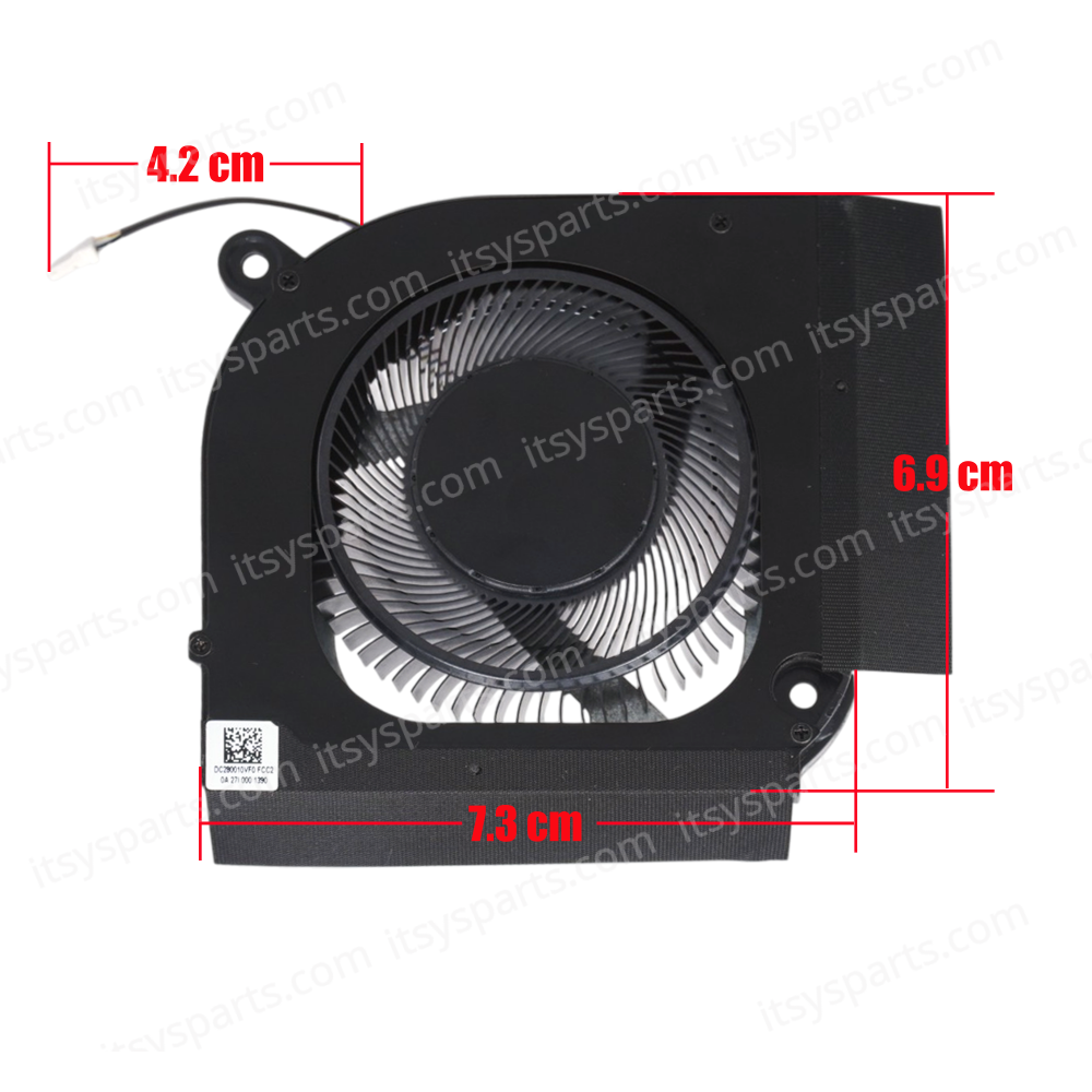 Laptop GPU Cooling Fan for Acer Nitro 5 AN515-58 AN517-55 AN515-46 N22C1 Predator Helios 300 PH317-55 PH315-55 PH317-56 DFSCL12E16486M FPDH EG75091S1-C080-S9A 12V 4pin ( SKU.81429 )